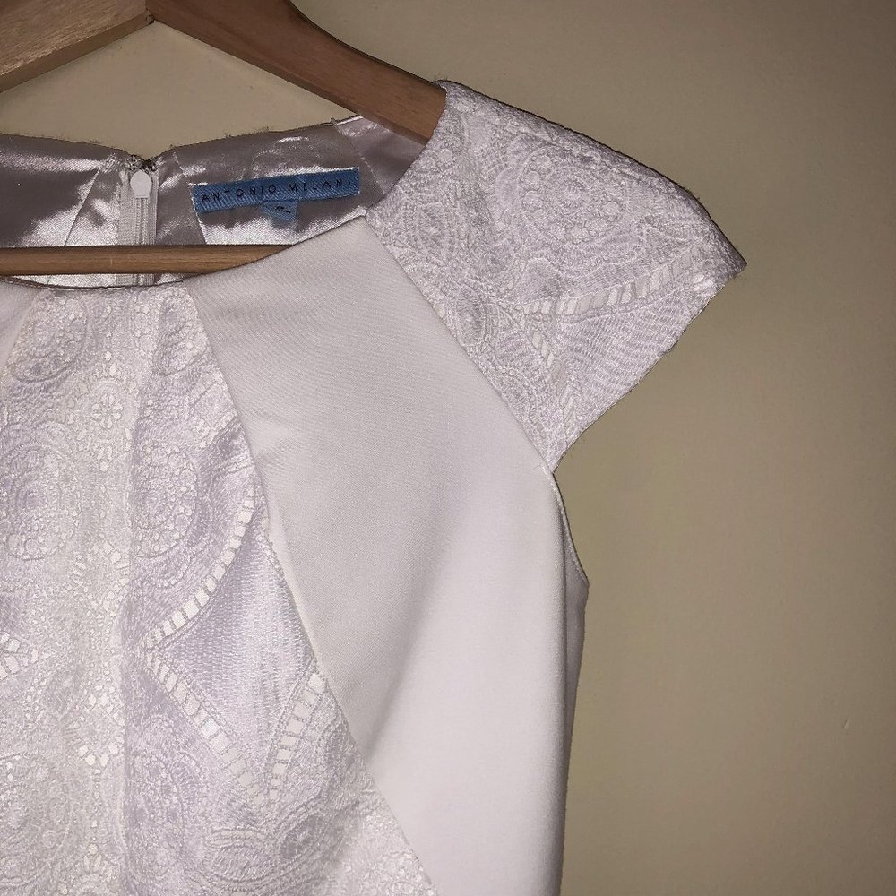 Antonio Melani Lace Dress Size 0 - Picture 3 of 15